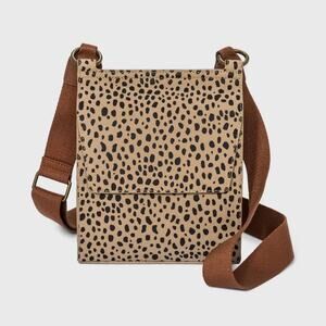 Universal Thread Leopard Print Crossbody Bag Rectangle Animal Print Bag